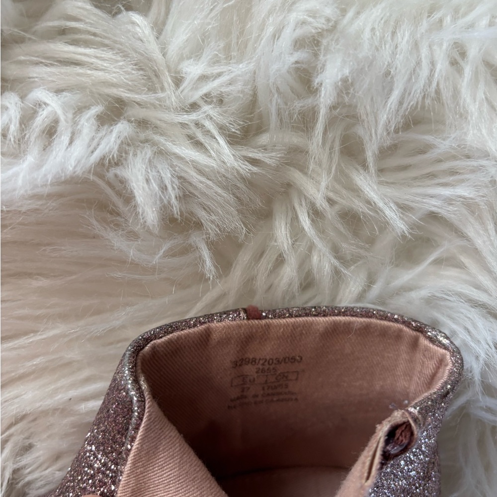 Zara girls Sparkling Glitter Ankle Boots with Side Zipper - Picture 8 of 9